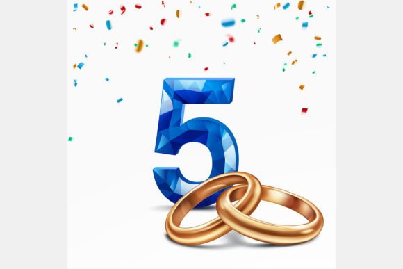 Celebrate Five Years with This Festive Design Asset
