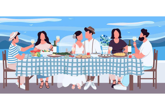 Celebrate Love in Color: Using Greek Wedding Illustrations
