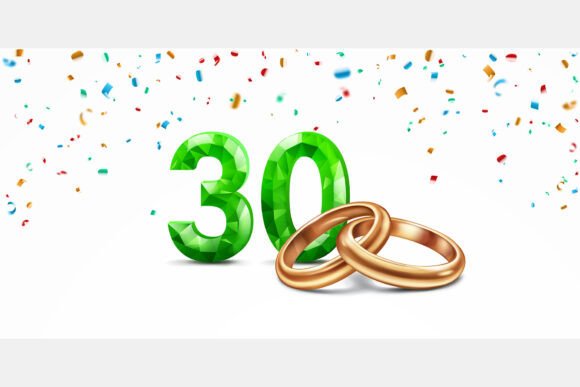 Celebrate Three Decades with Green & Gold Design