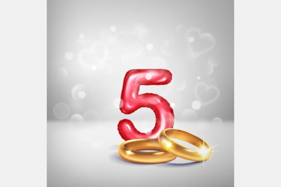 Celebrating the Fifth Year: A Design Guide to Gold and Red