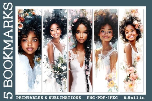 Designing Keepsakes: The Afro Bride Bookmark Collection