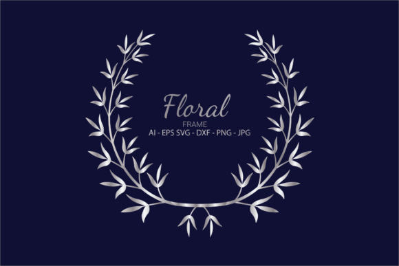 Elegant Floral Frames for Wedding Invitations & Branding