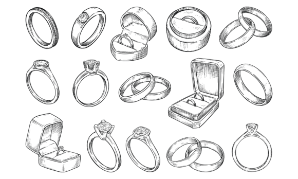 Handdrawn Wedding Ring Collection: Crafting Authentic Visual Stories