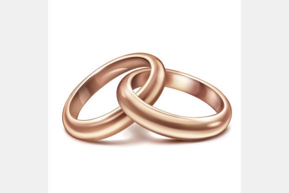 The Enduring Elegance of Two Intertwined Rose Gold Rings